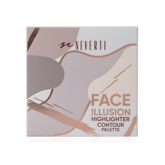 Neverti Face Illusion Highlighter Contour Palette